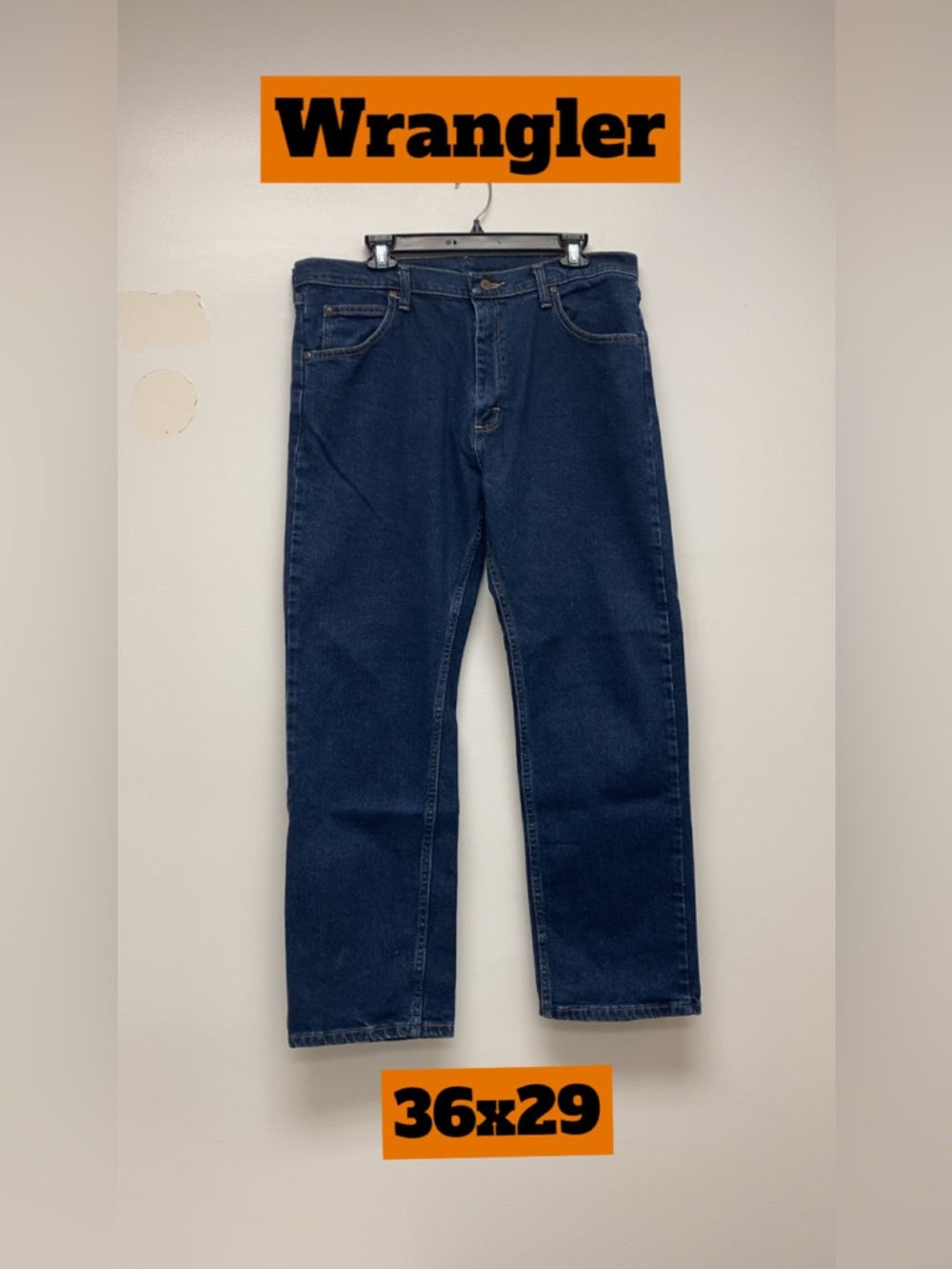 Wrangler Mens Jeans Size 36x29 Excellent Used Condition
